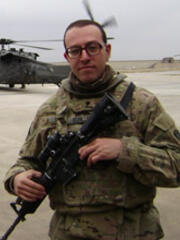 David Schiller in Kunduz, Afghanistan